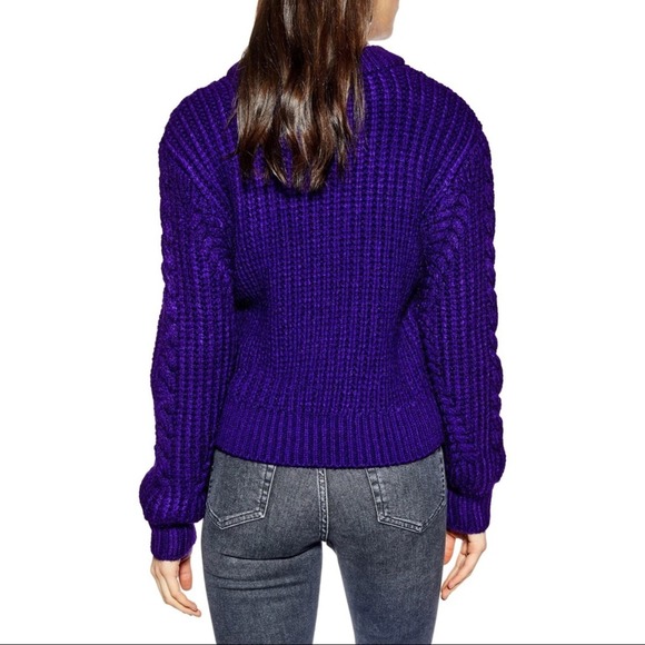 TOPSHOP • Chunky Cable Knit Sweater - Picture 4 of 10
